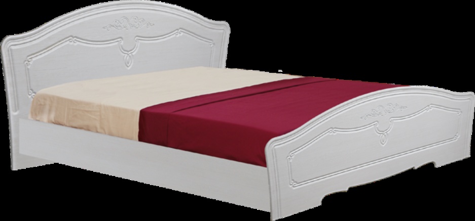 Кровать  с основанием 1,6 «Ева» Рельеф пастель