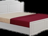 Кровать  с основанием 1,4 «Николь» Рельеф пастель (Изображение 1)
