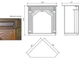 Портал для камина угловой (Изображение 2)