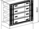 Комод «Николь» Рельеф пастель  (Изображение 2)